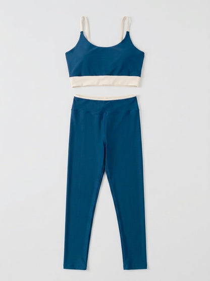 Conjunto Activewear Ocean - Top & Legging Sem Costura